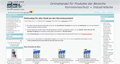 Desktop Screenshot of beschichtungsstoffe-tunger.de