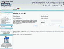 Tablet Screenshot of beschichtungsstoffe-tunger.de